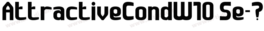 AttractiveCondW10 Se字体转换